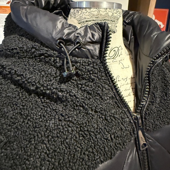 Women's Koolaburra UGG Black Sherpa puffer Jacket XXL black - Picture 3 of 11